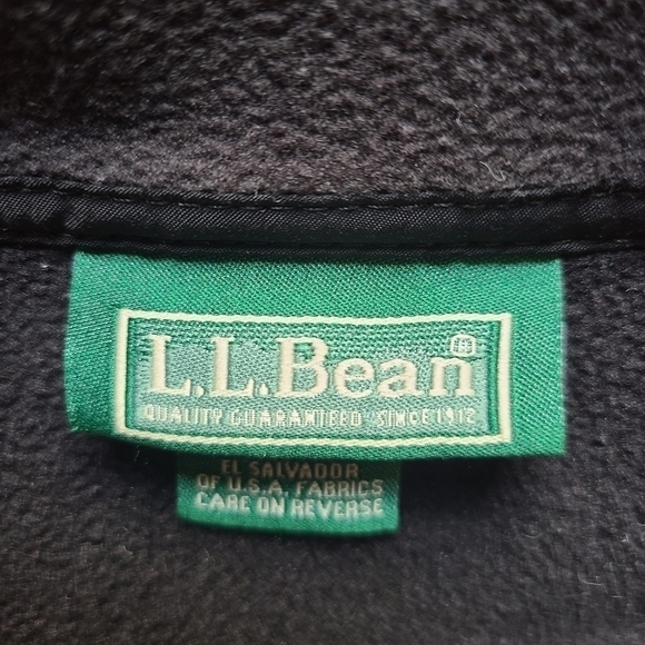 Ll Bean 1/4 Zip Fleece Pullover Sweater - Picture 8 of 13